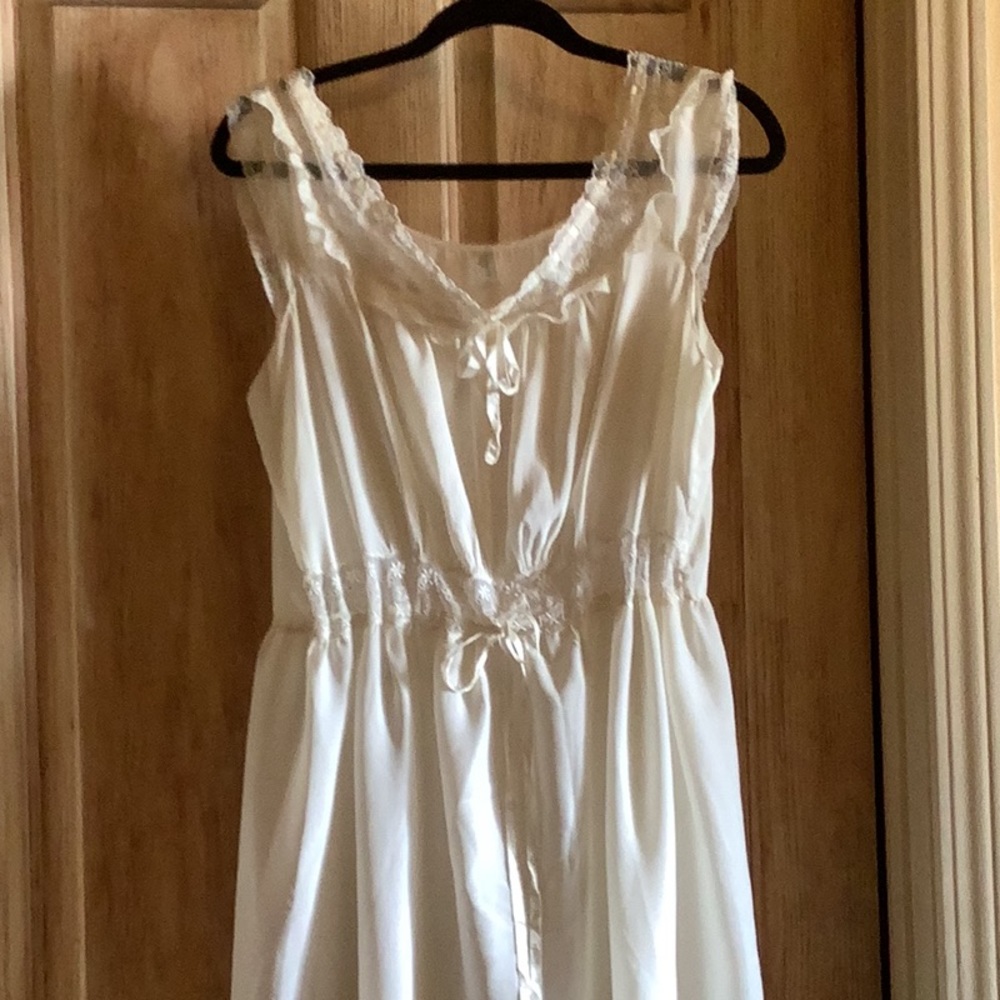 Vintage  white slip dress Godfrey
